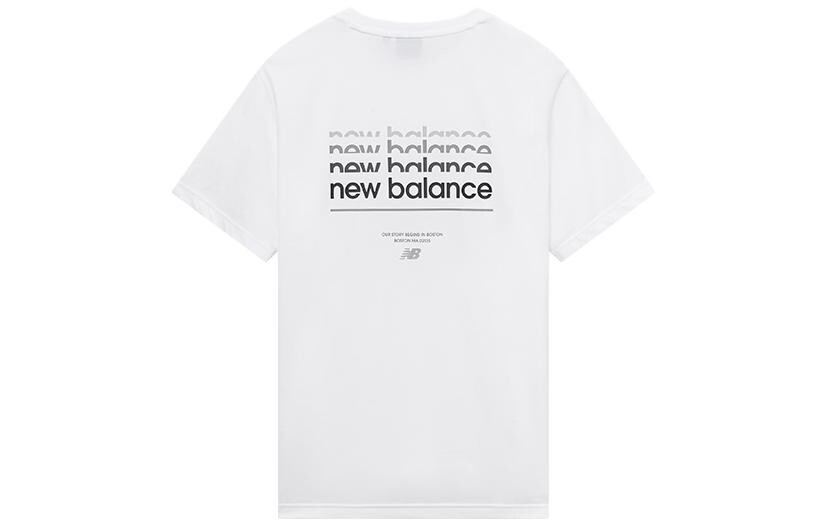 

Футболка унисекс белая New Balance, белый