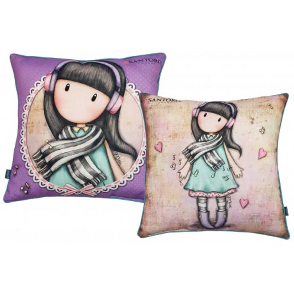 

Santoro London - Подушка 40x40см - Gorjuss - Lost in Music
