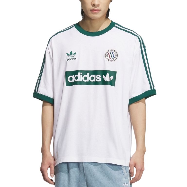 Футболка SS25 мужская Adidas Originals, белый — фото 3
