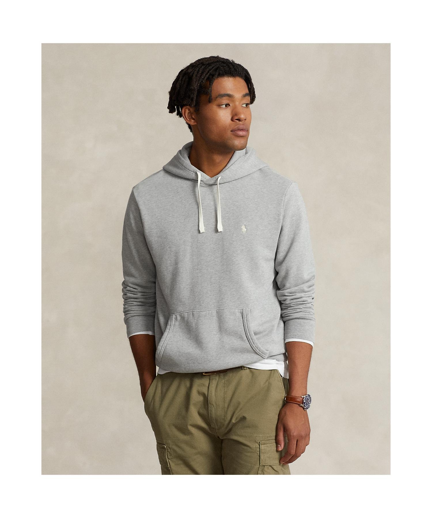 Худи Loopback Terry Polo Ralph Lauren, 020 Gray