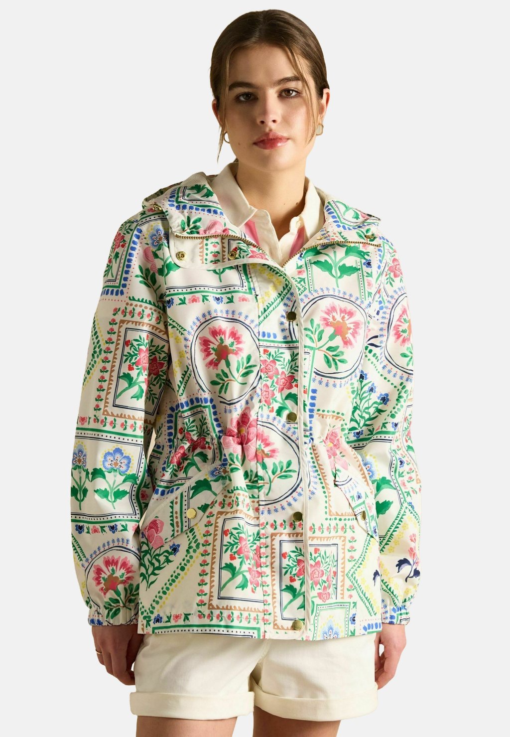 

Водонепроницаемая куртка REGULAR FIT HOLT PACKABLE WITH HOOD Tom Joule, бежевый