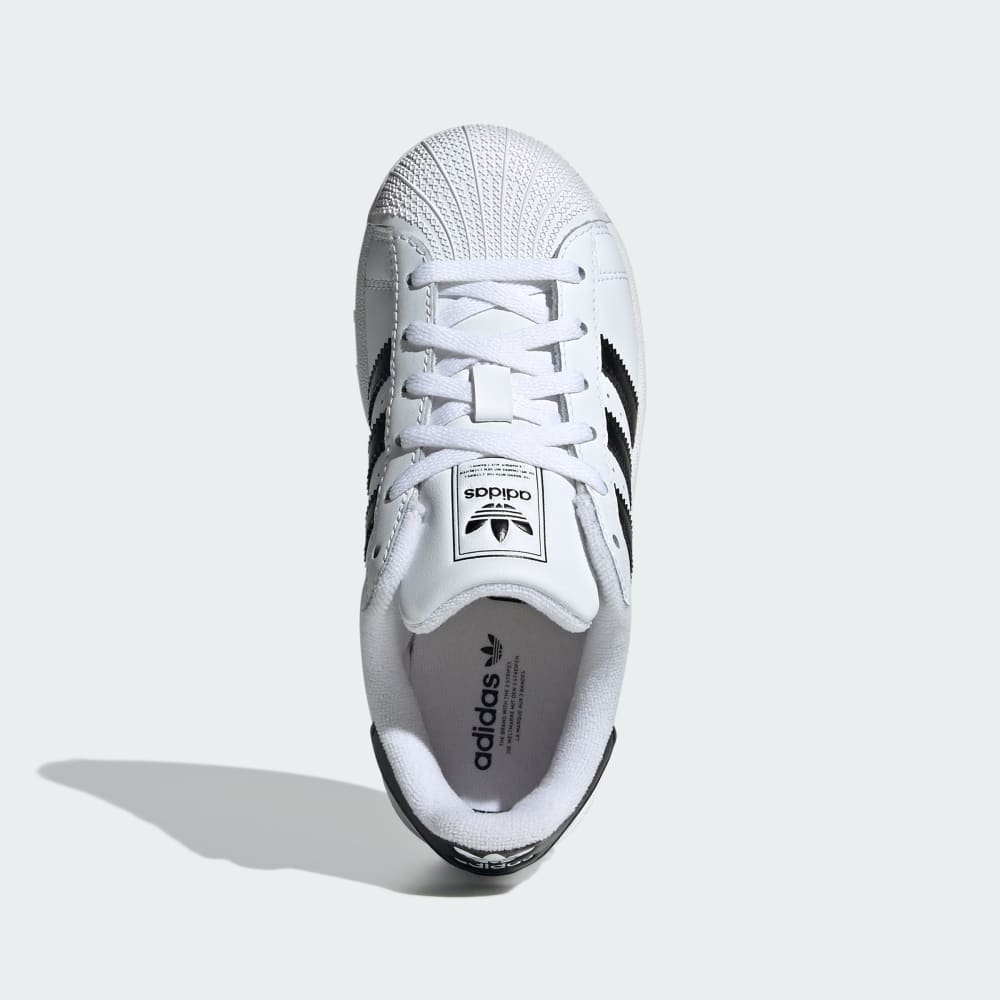 Кроссовки Adidas Superstar II Shoes Kids, цвет Cloud White/Core Black/Cloud White — фото 2