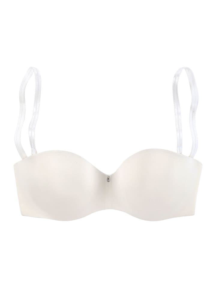 

Бюстгальтер с чашечками и подушечками кремового цвета LASCANA