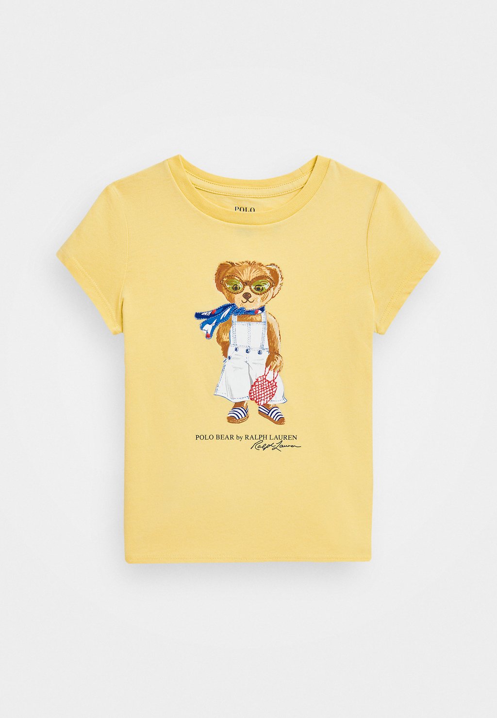 

Футболка с принтом POLO BEAR COTTON JERSEY TEE Polo Ralph Lauren, желтый