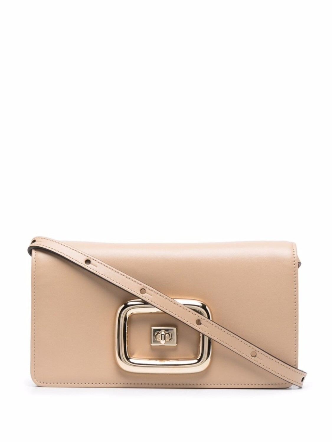 

Roger Vivier клатч с логотипом, нейтральный цвет