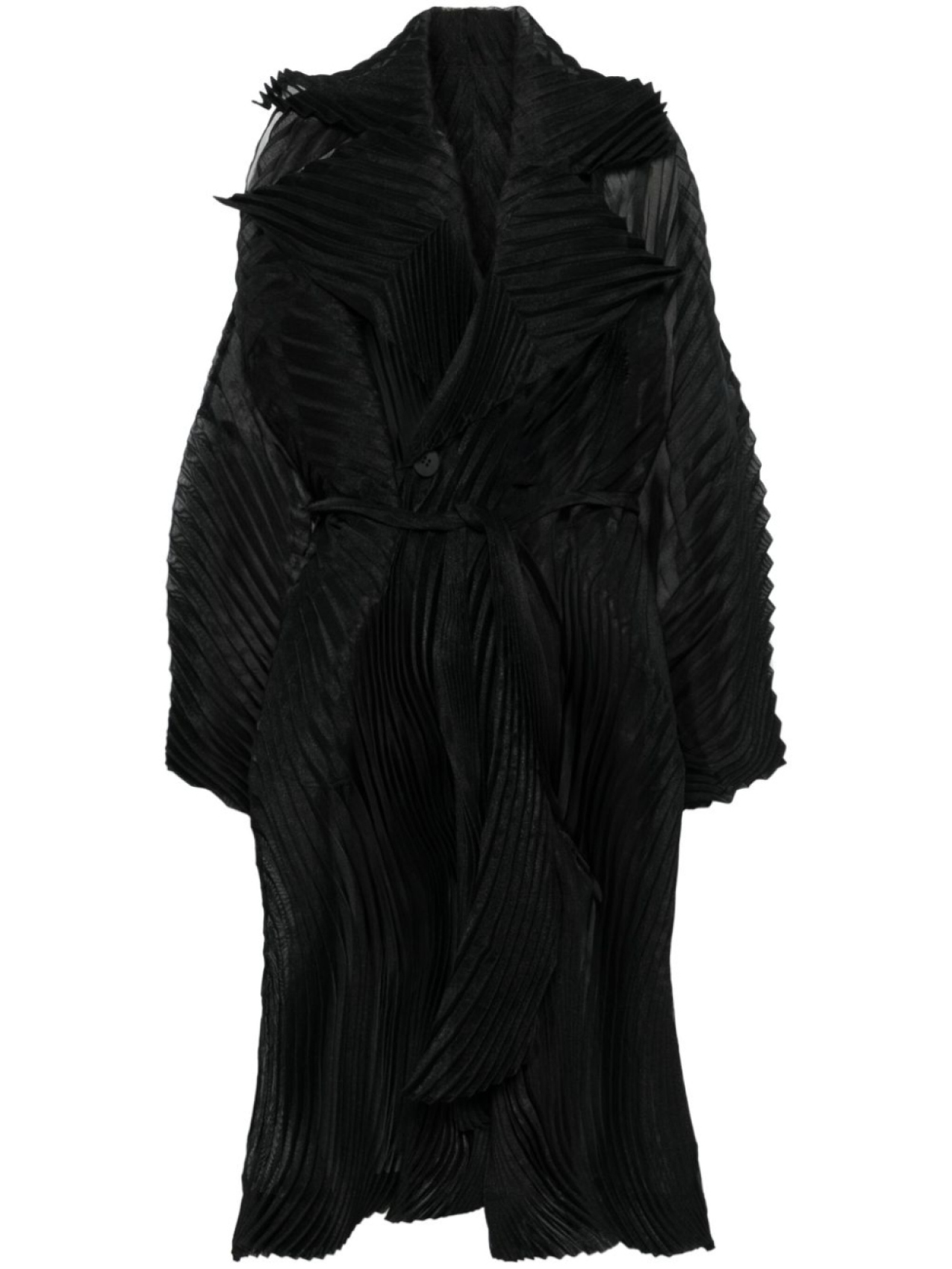

Issey Miyake тренч Wander, черный