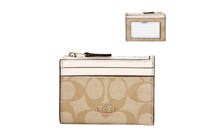 

COACH Мини-клатч с кожаным картхолдером