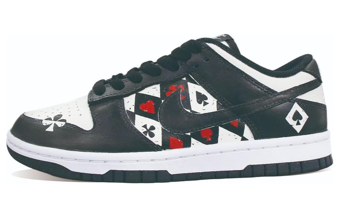 

Кроссовки Nike Dunk Skateboarding Shoes Women's Low-top Black/Red/White, черный