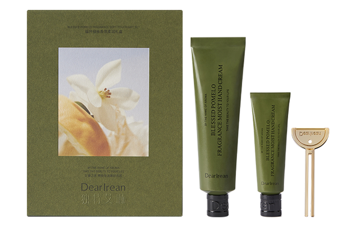 

Подарочный набор питательного увлажняющего крема для рук с премиальным ароматом 35мл+10мл+дозатор * 1 Dr.lrean Eras