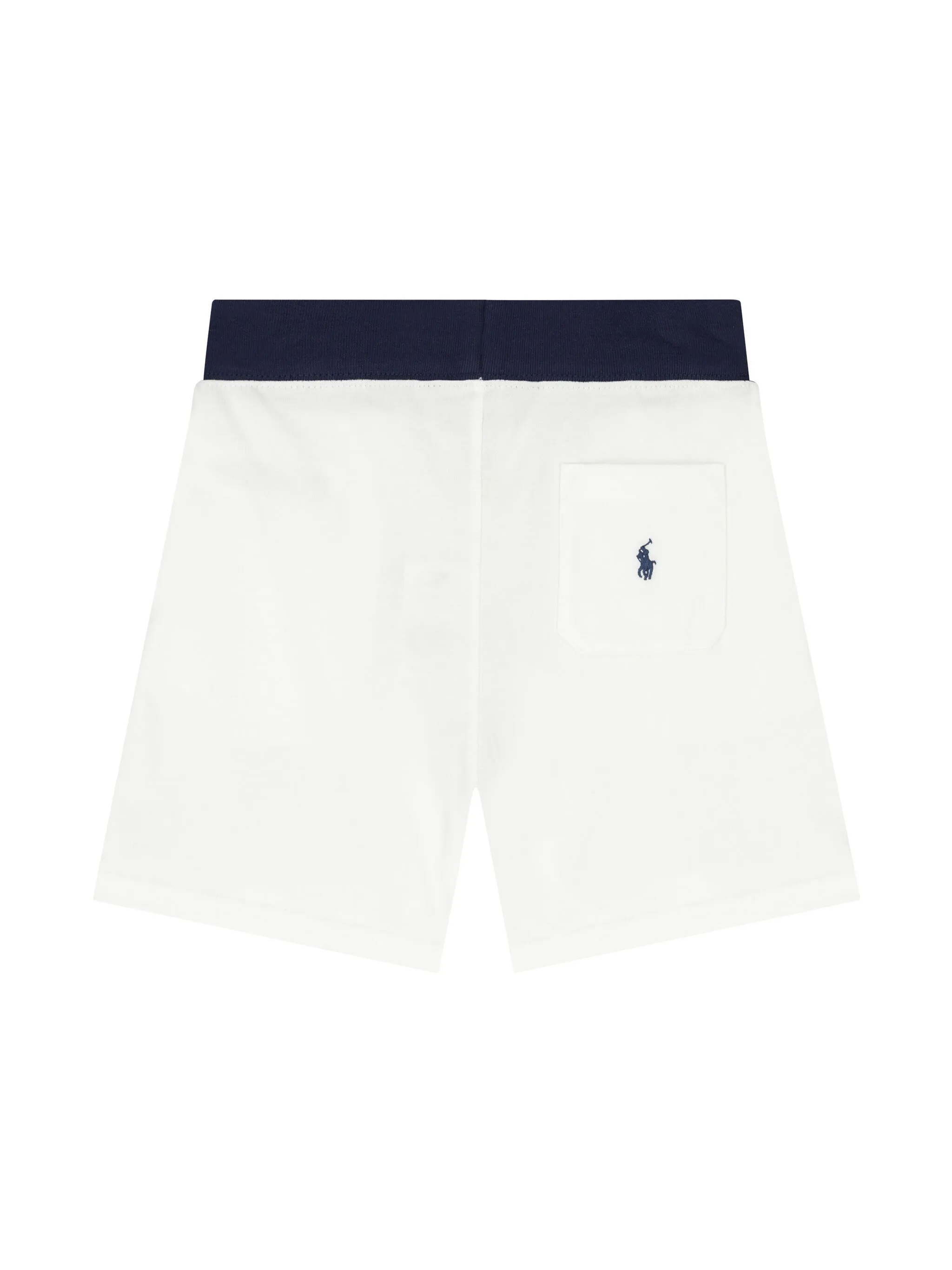 Шорты с логотипом Polo Ralph Lauren Kids, белый — фото 2