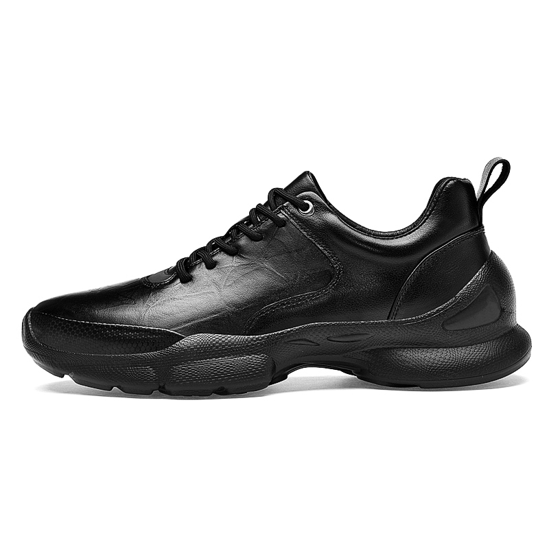 

Повседневные спортивные кожаные туфли мужские BOLE, Black
