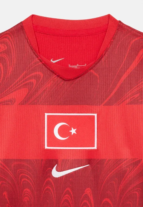 Футболка Nike Performance, модель Turkiye stadium home sports, цвет спортивный красный/командный красный/белый — фото 4