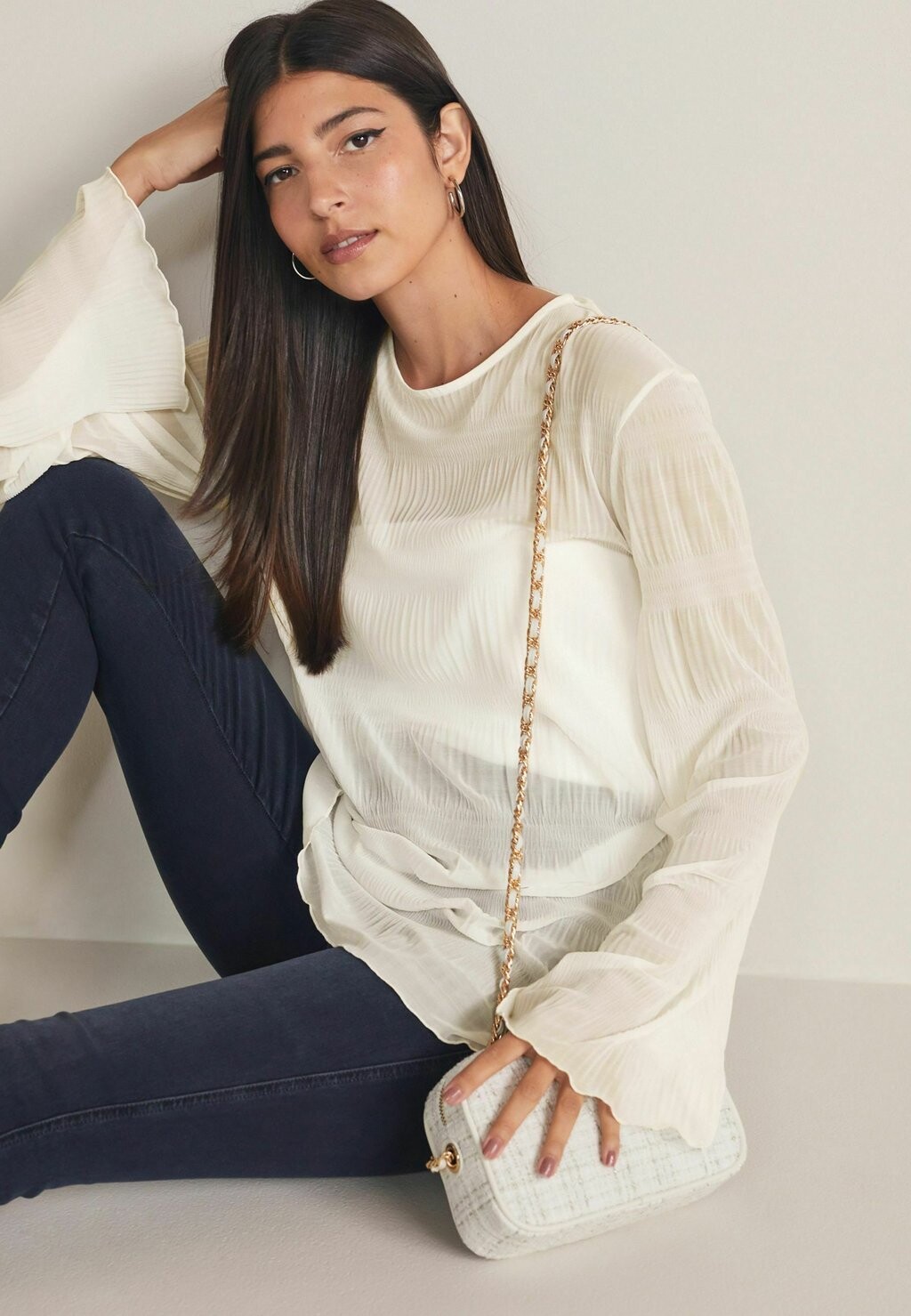 

Блуза REGULAR FIT Next, кремовый