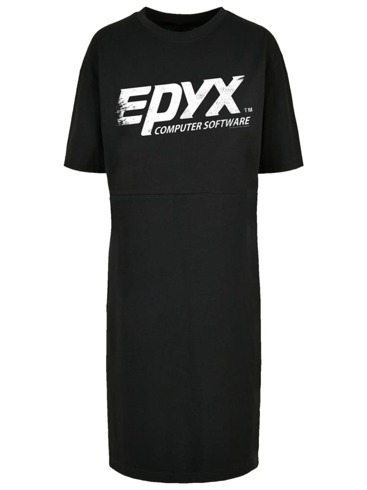 

Короткое платье F4NT4STIC Oversized Kleid EPYX Logo WHT, черный