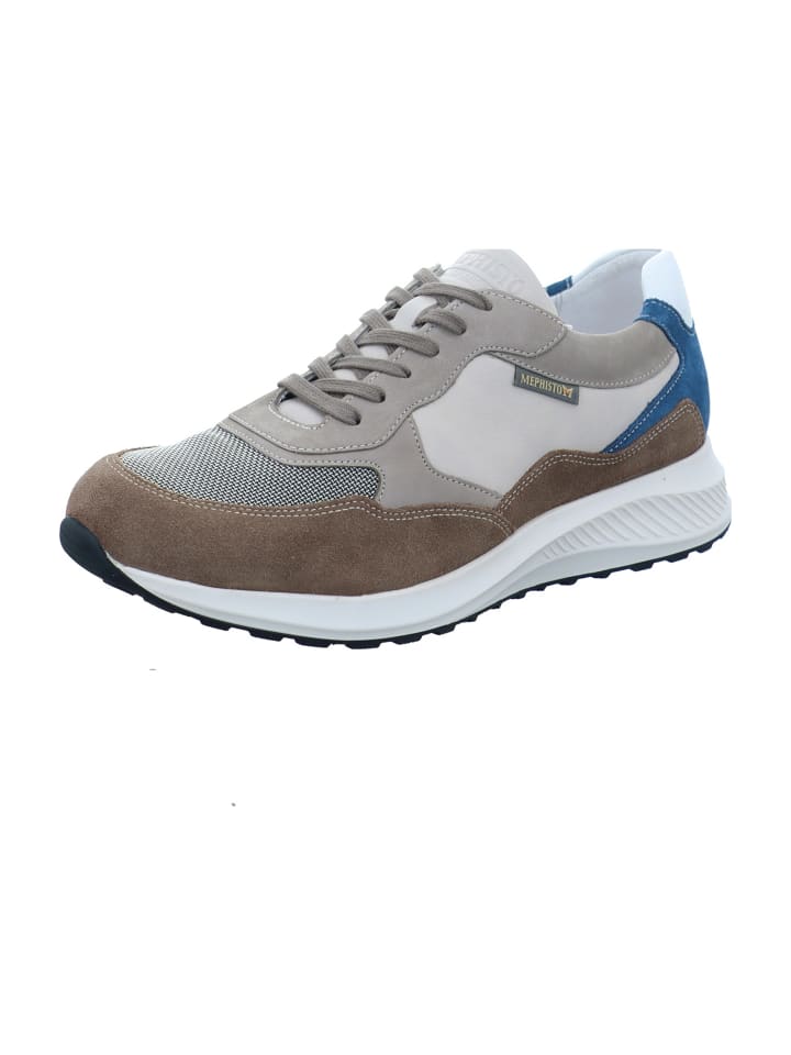 

Mephisto Спортивные кроссовки на шнуровке бежевого цвета