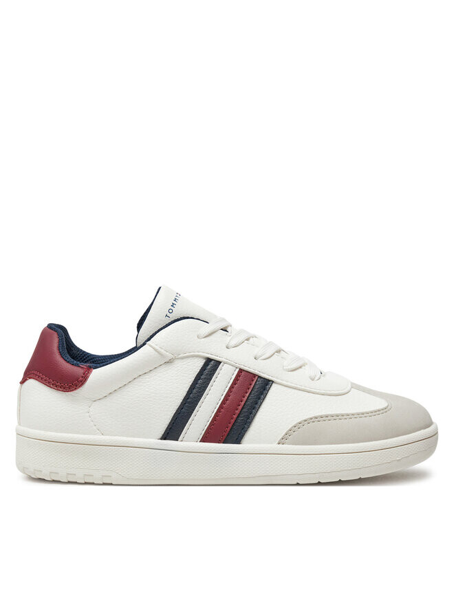 

Кроссовки Stripes Low Cut ace-Up Sneaker Tommy Hilfiger, белый