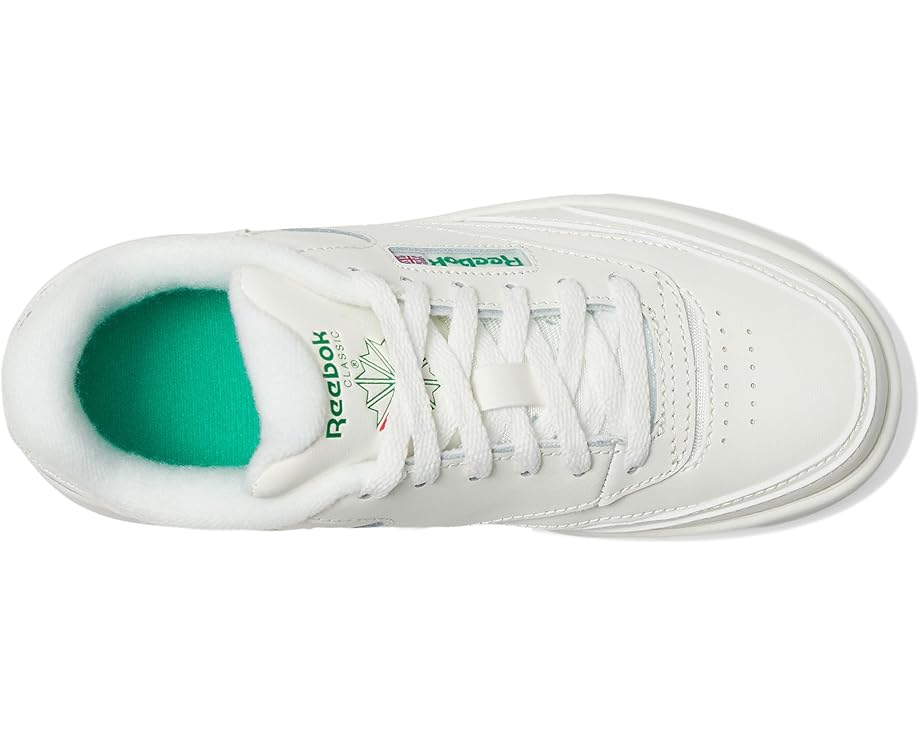 Кроссовки Reebok Kids Club C Extra, цвет Chalk/Chalk/Glen Green — фото 2