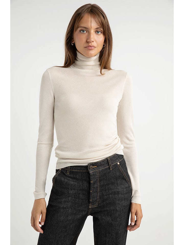 

Josephine & Co Свитер с высоким воротником «Саар» кремового цвета