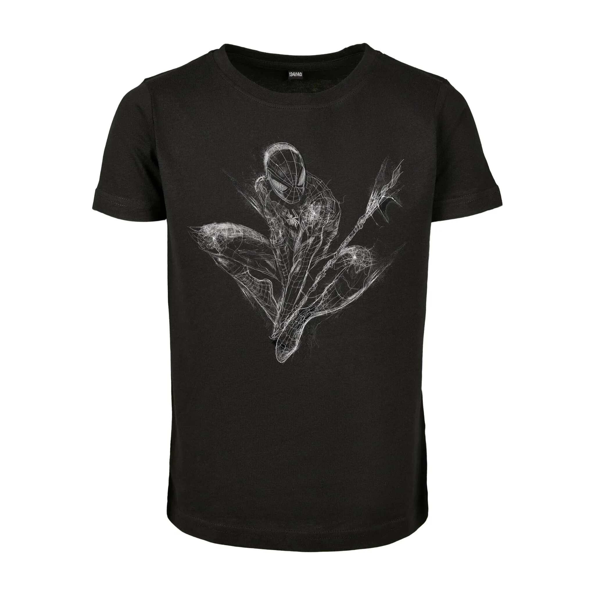 

Футболка Mister Tee «Мужская детская футболка Mister Man Spiderman Scratched Tee» Mistertee , черный