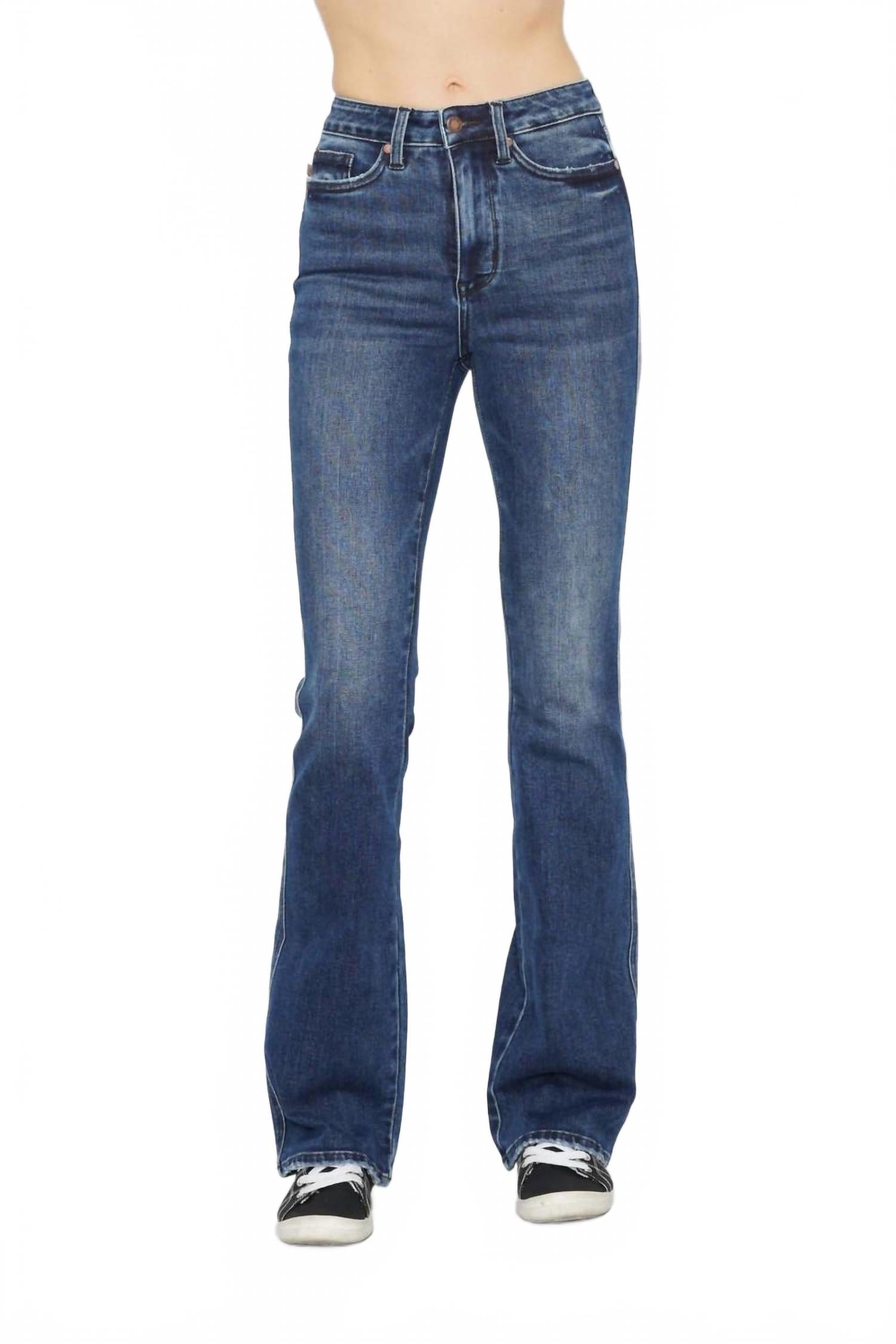 

Синие джинсы с высокой талией и утягивающими швами Judy синий, синий