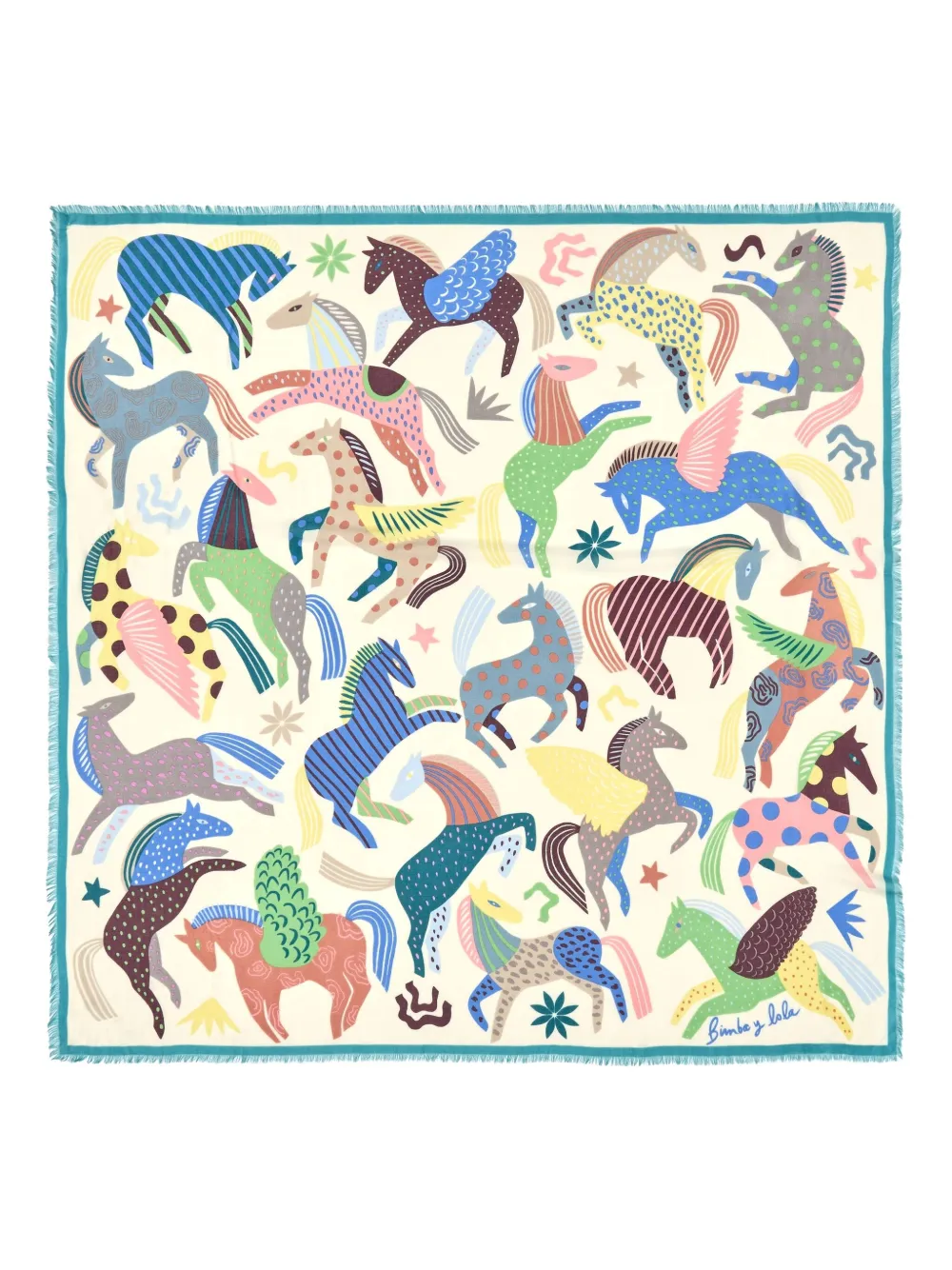 

Шарф с принтом Bimba y Lola, нейтральный