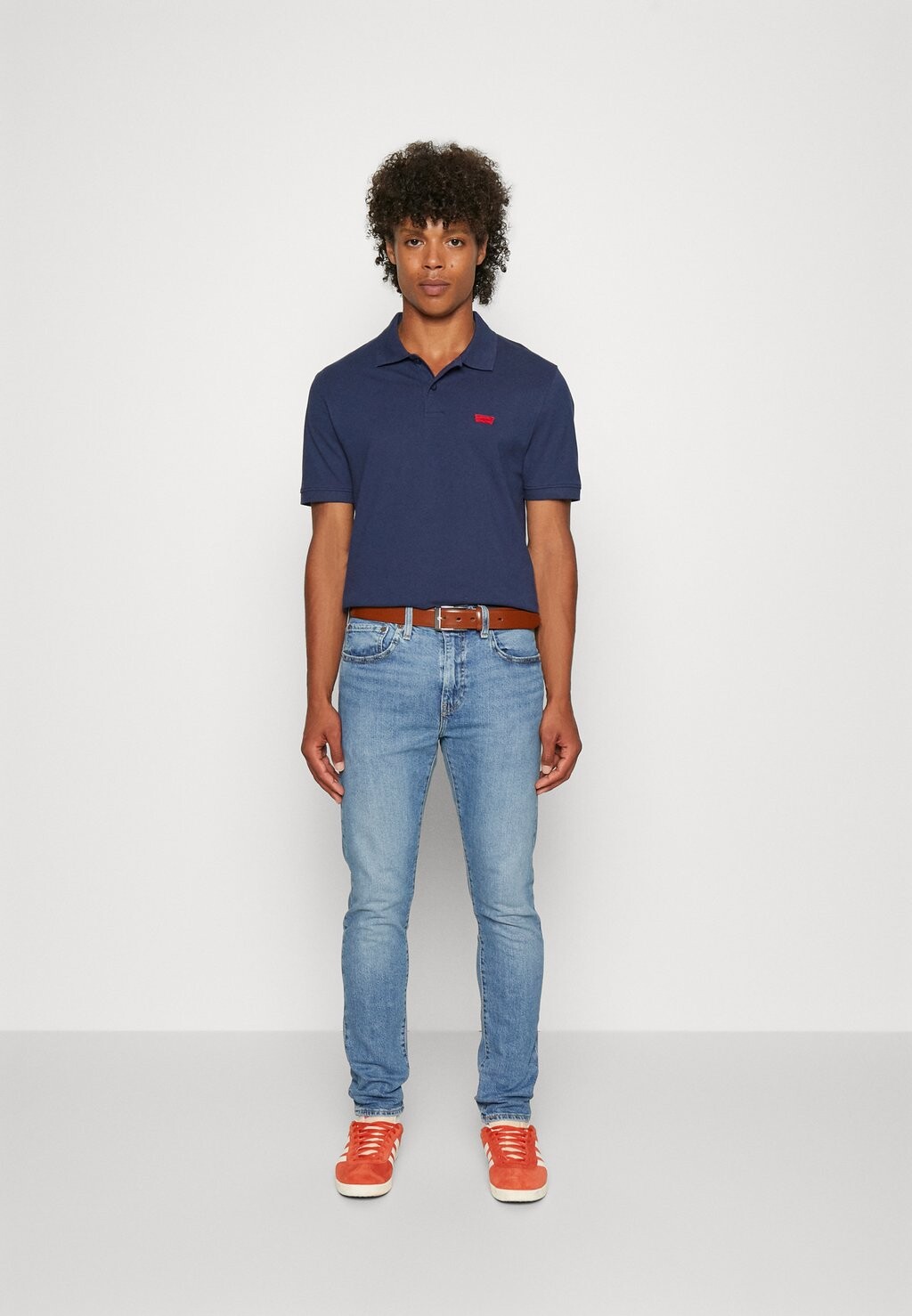 Поло Slim Housemark Polo Levi's, цвет naval academy garment dye naval academy — фото 2