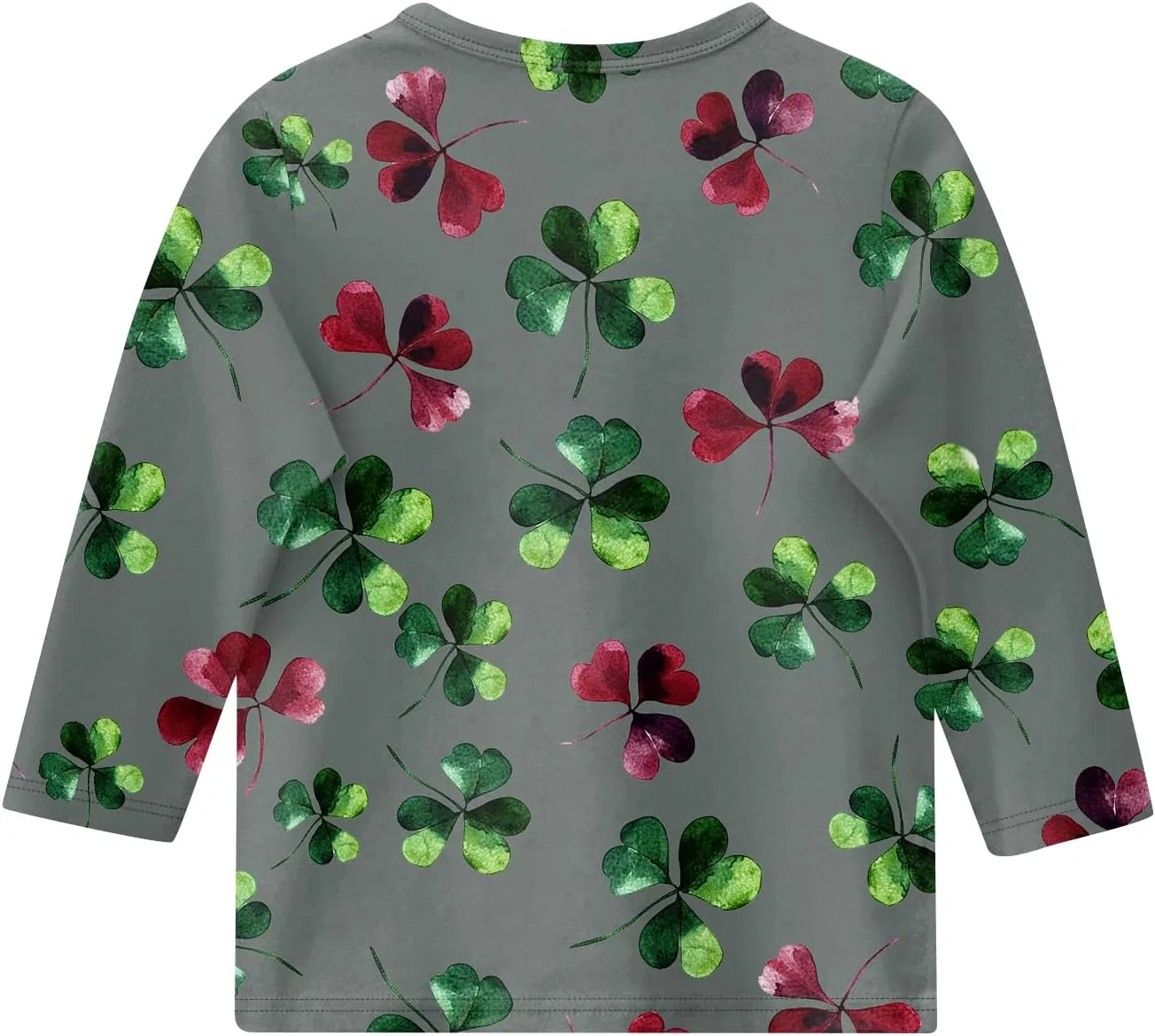 Футболка с принтом клевер, Generic, 2-gray — фото 3