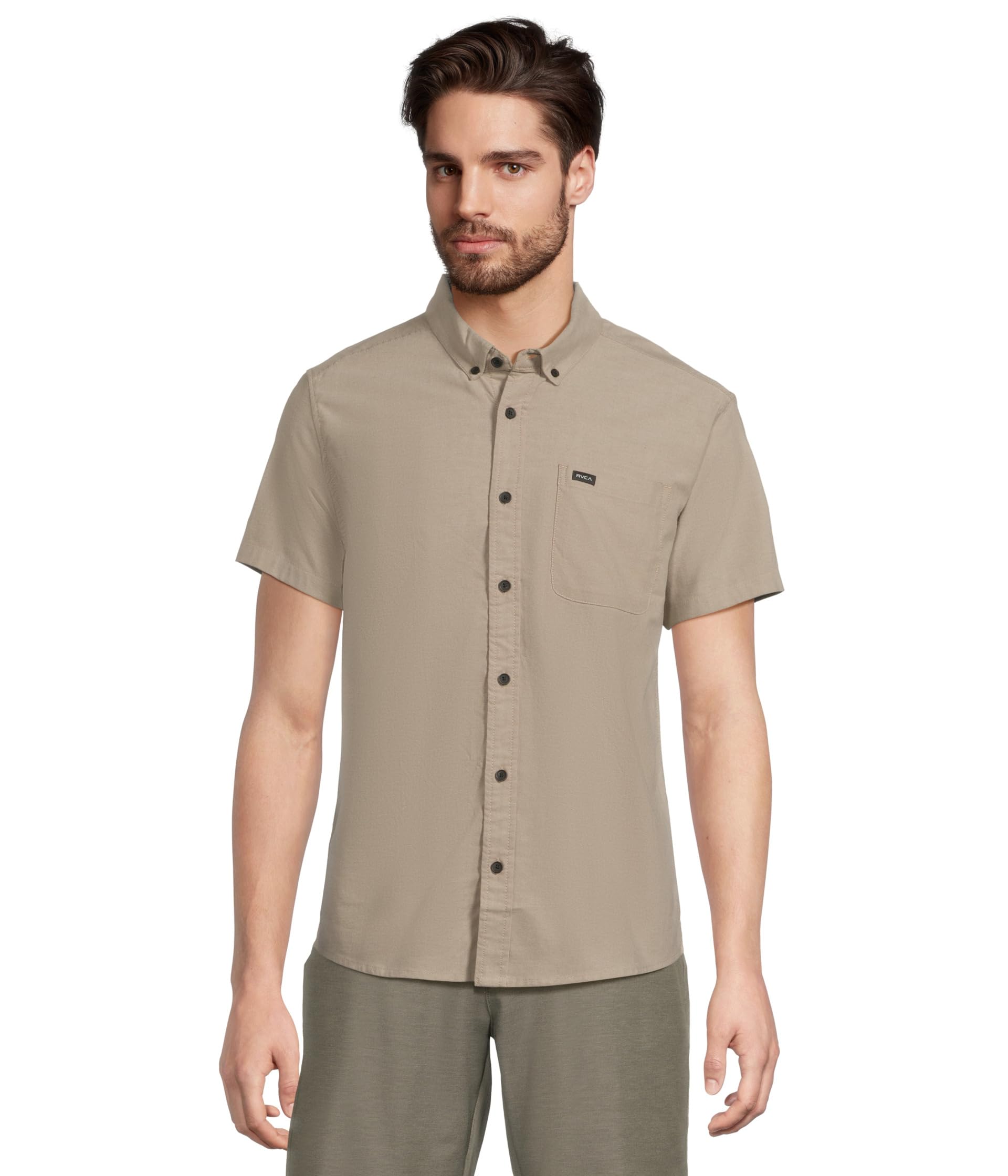 

Топ RVCA THATLL DO STRETCH SS, цвет Mushroom