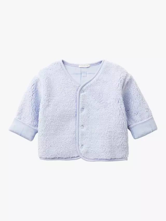 Двусторонний детский кардиган, синий Benetton