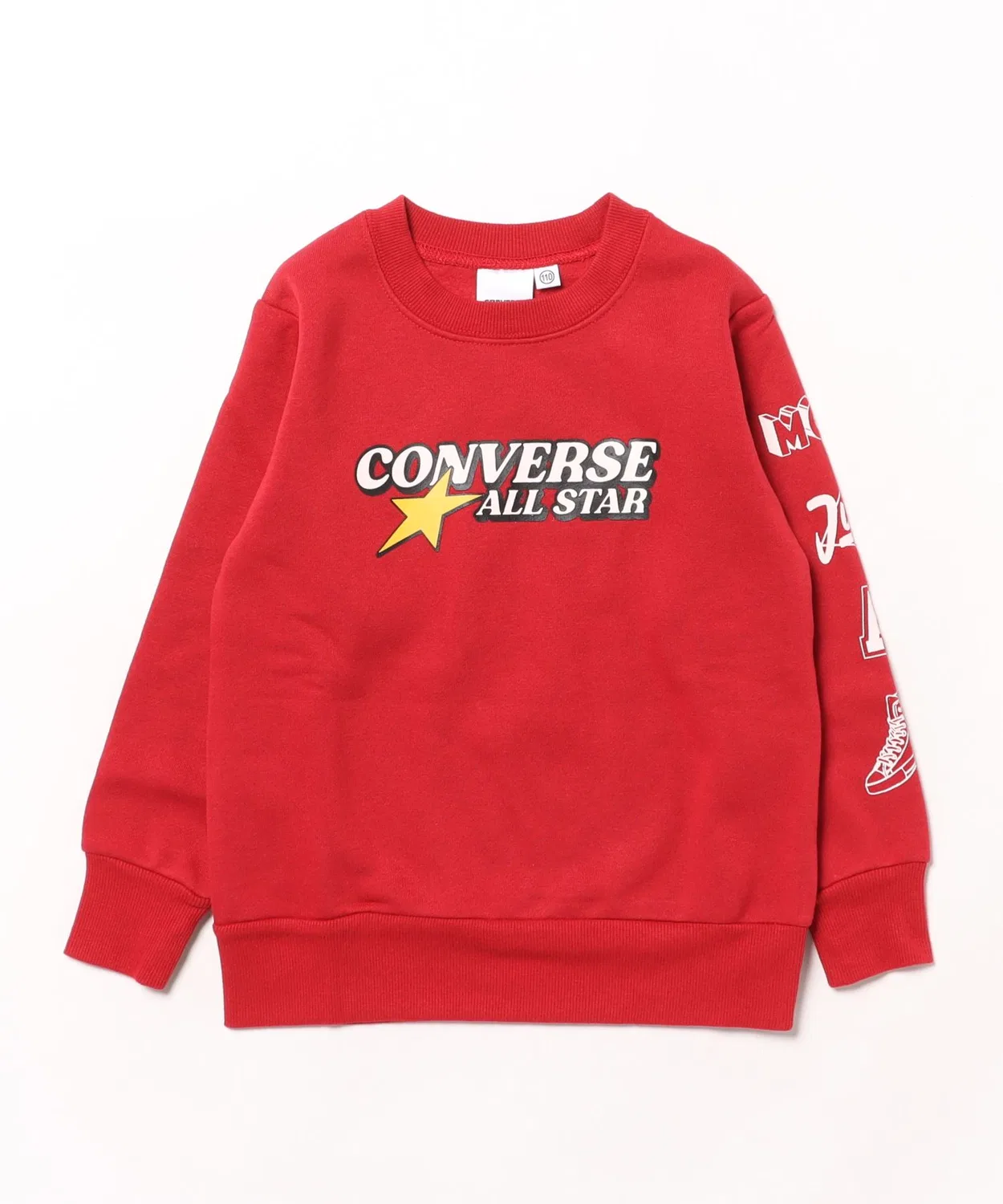Футболка CONVERSE с принтом, красная