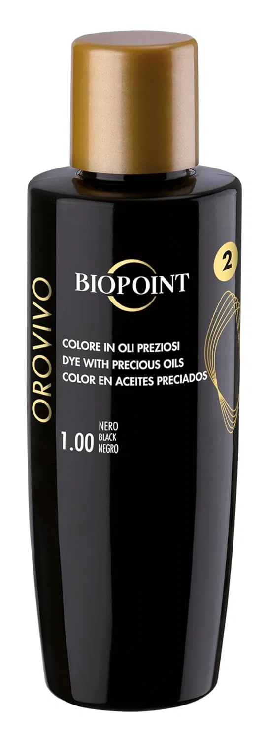 Набор для окрашивания волос BIOPOINT OROVivo 1.00 Nero Biopoint, 1 Black — фото 2
