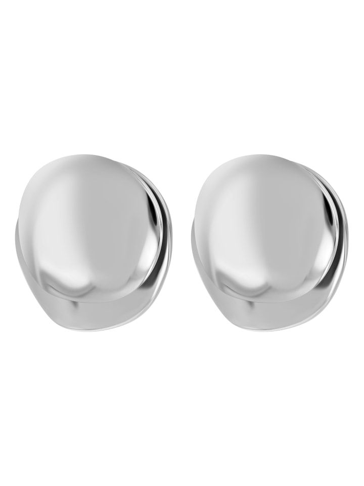 

Adeliás Женские серьги - Серьги-гвоздики из нержавеющей стали серебристого цвета