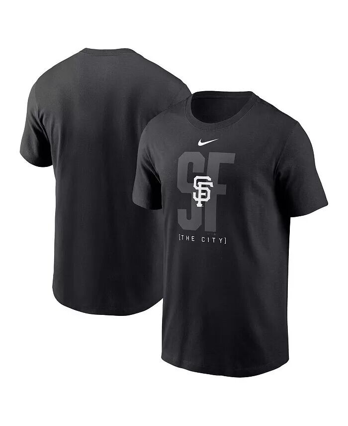 

Мужская черная футболка San Francisco Giants Fashion Local Nike, черный