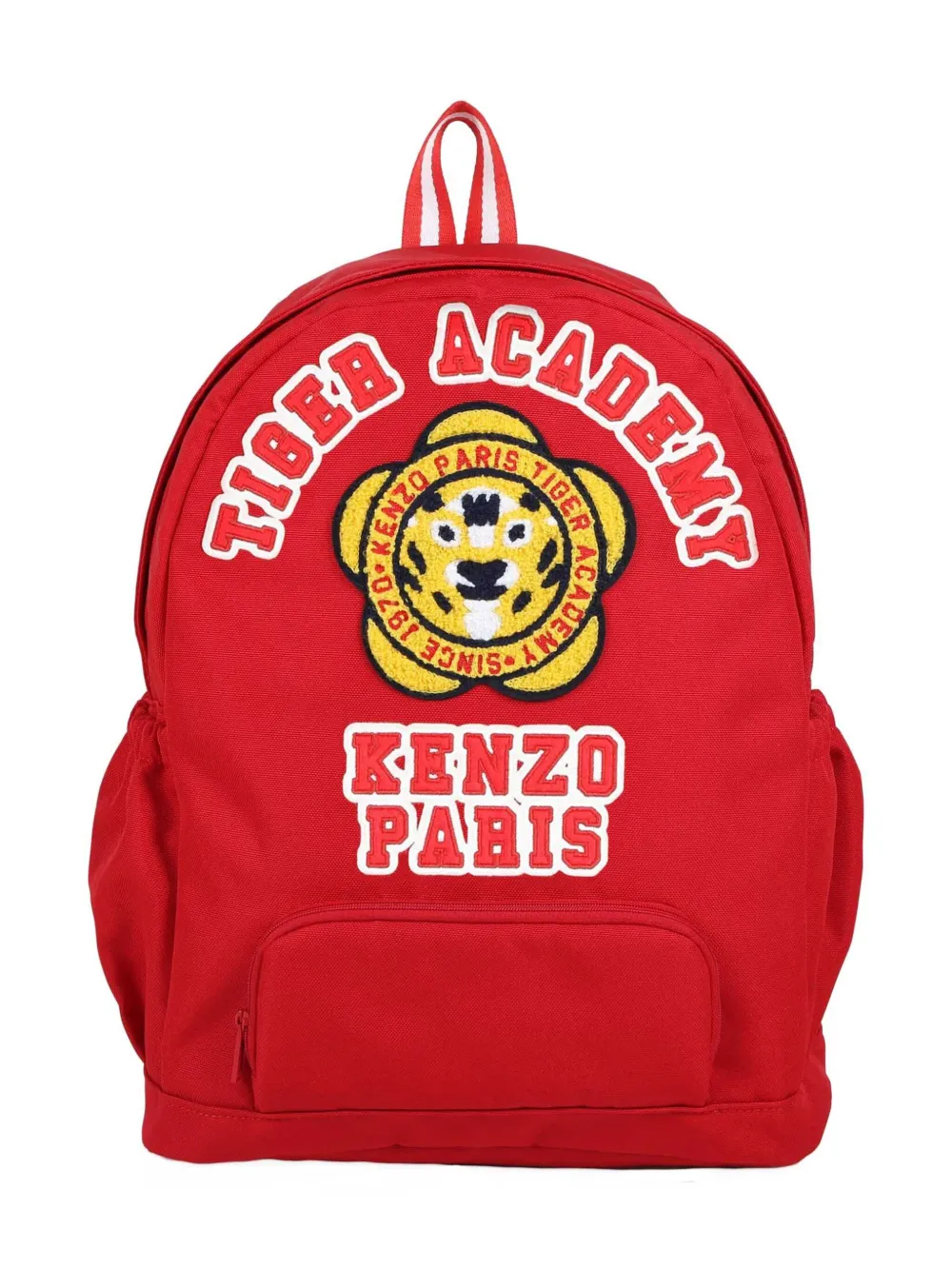 

Рюкзак Rucksack с вышитым логотипом Kenzo Kids, красный