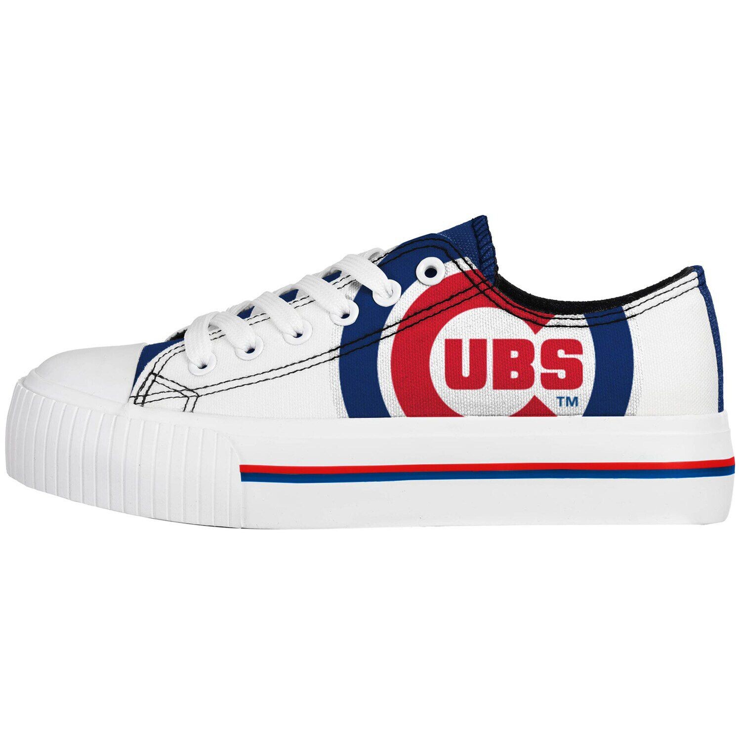 

Женские парусиновые туфли на платформе FOCO Chicago Cubs