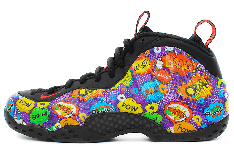 

Кроссовки Nike Foamposite One Vintage Basketball Shoes Men Mid-Top Black Purple