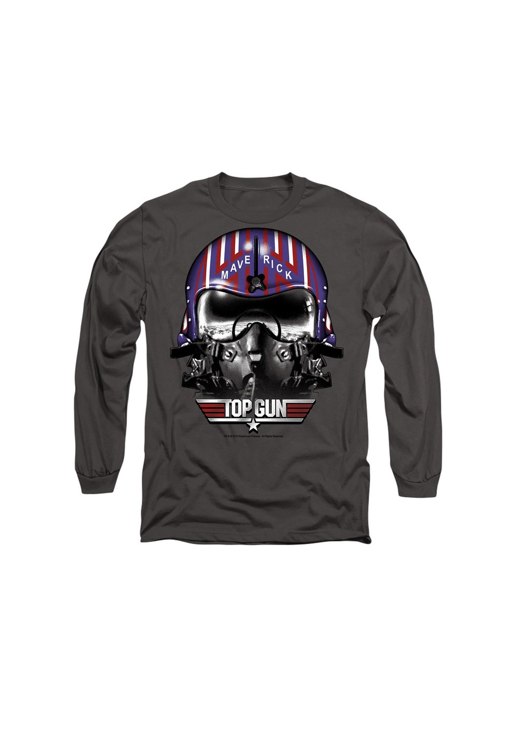 

Топ с длинными рукавами TOP GUN MAVERICK HELMET Cotton Soul, антрацит
