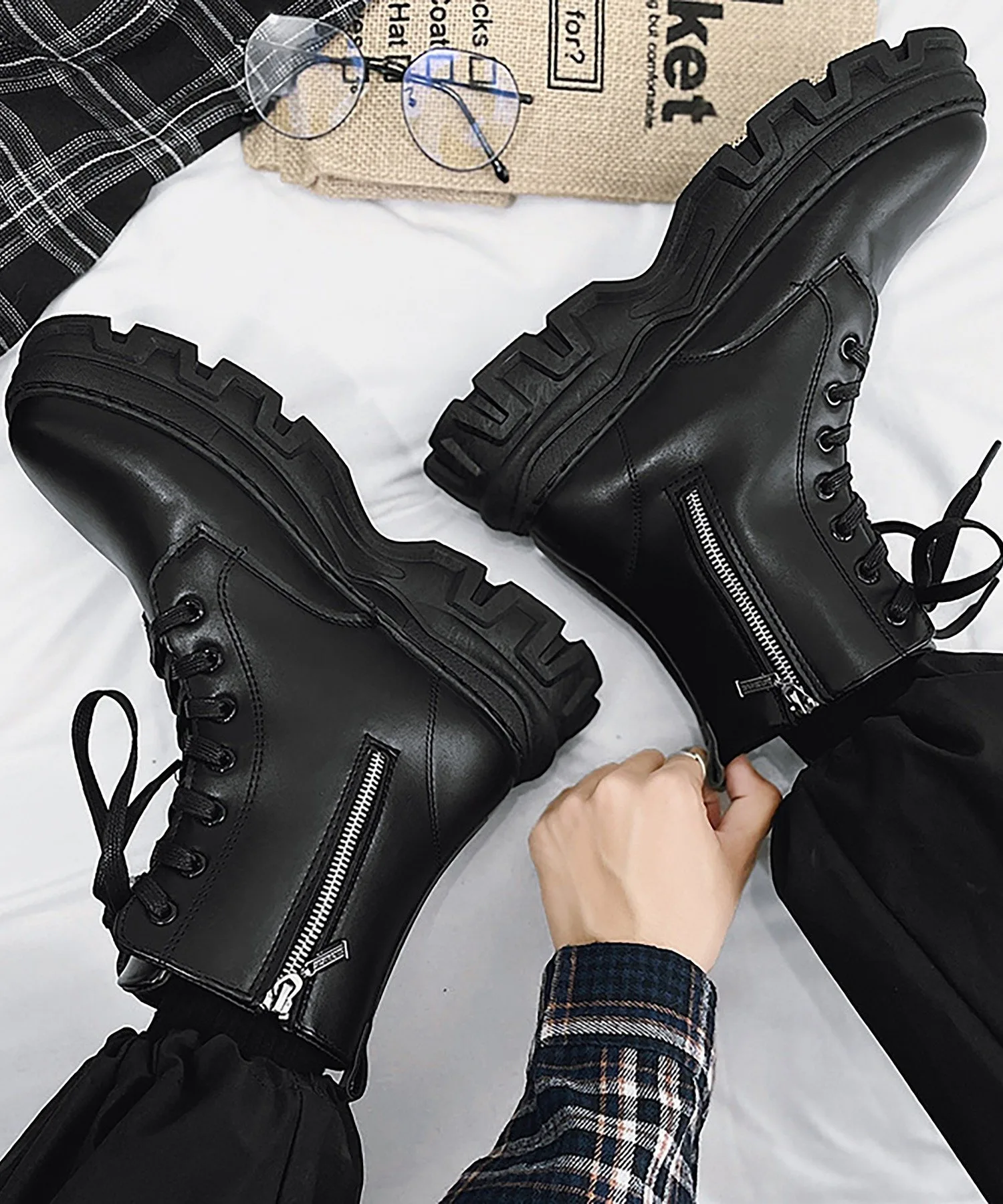 Кроссовки aimoha с легкой подошвой, легкие ботинки Aimoha Mens, black — фото 2