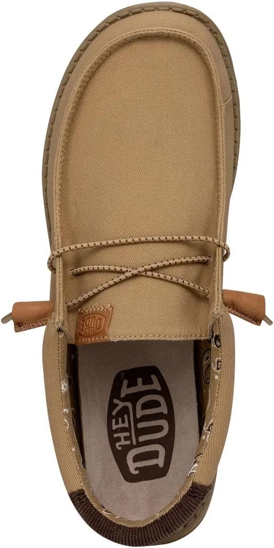 Лоферы мужские HEYDUDE Wally Workwear, Tan — фото 2