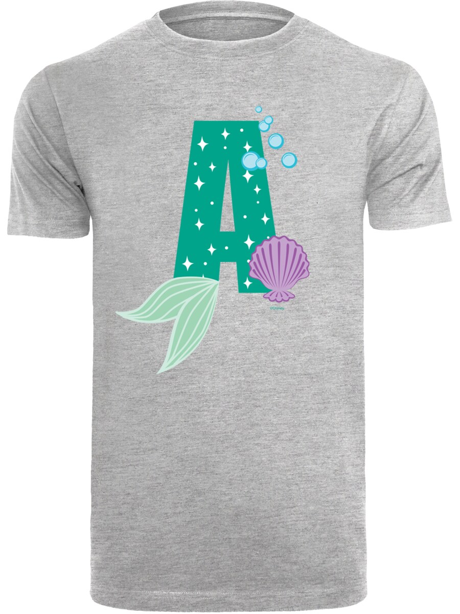 

Рубашка F4NT4STIC Disney Alphabet A Is For Ariel, пятнистый серый