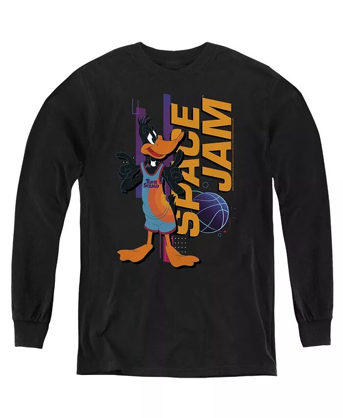 

Молодежная толстовка с длинным рукавом Daffy Standing Space Jam 2, черный