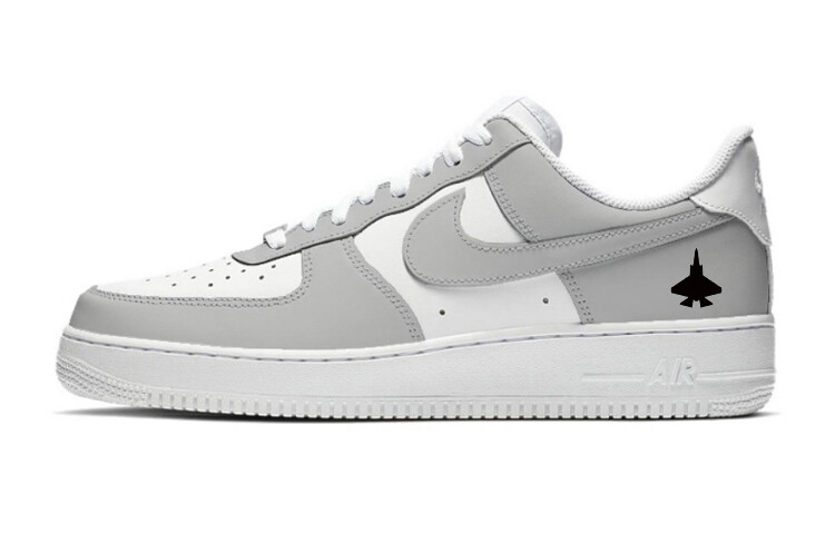 

Кроссовки Nike Air Force 1 Skateboarding Shoes Men Low-top White/gray, серый