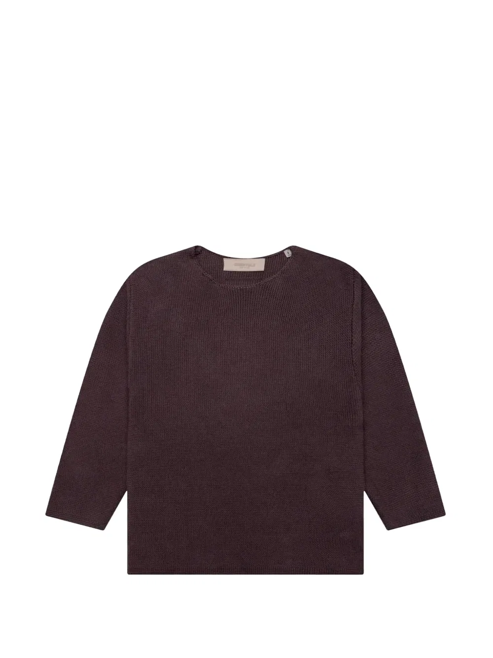 Свитер с нашивкой-логотипом Fear Of God Essentials Kids, фиолетовый