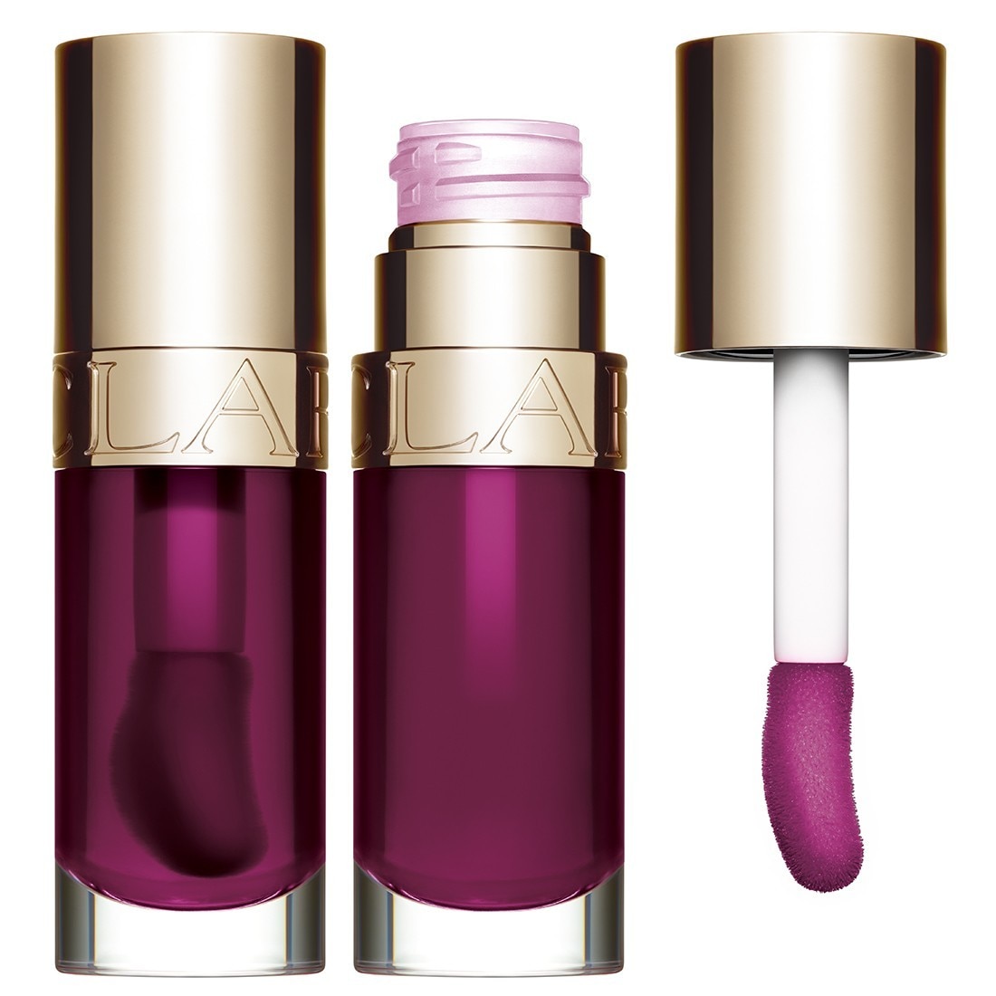

Масло для губ lip comfort oil Clarins, 10 - plum, объем 7 мл.