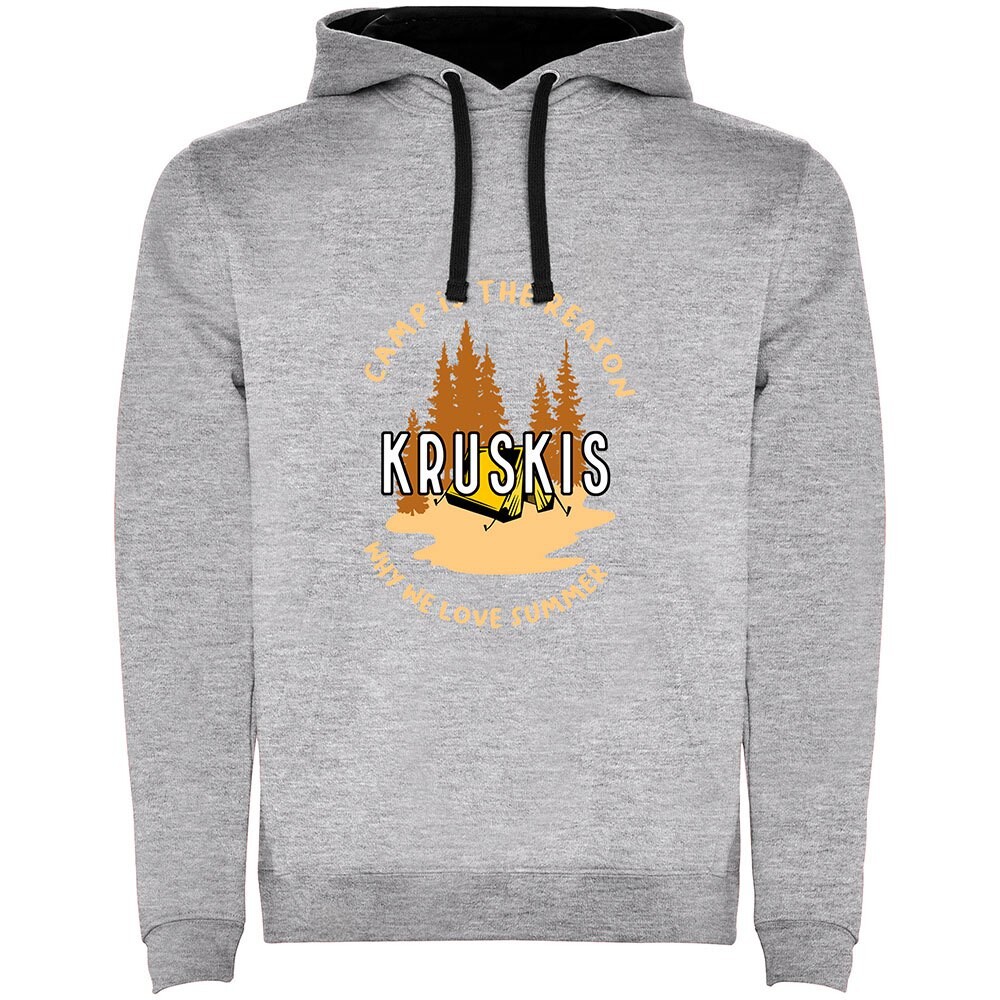 

Худи Kruskis Camp Is The Reason Bicolor, серый