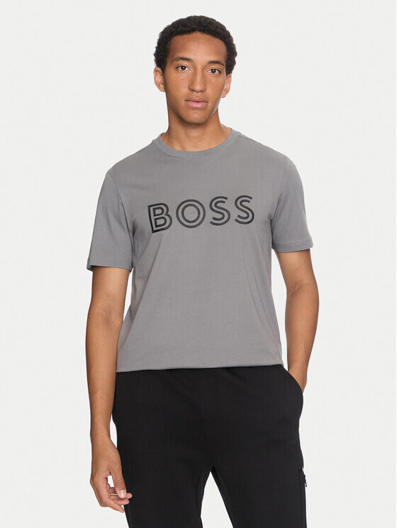 

Футболка стандартного кроя Boss, серый
