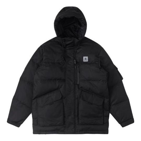 

Куртка premium mid down jacket 'black' Converse, черный
