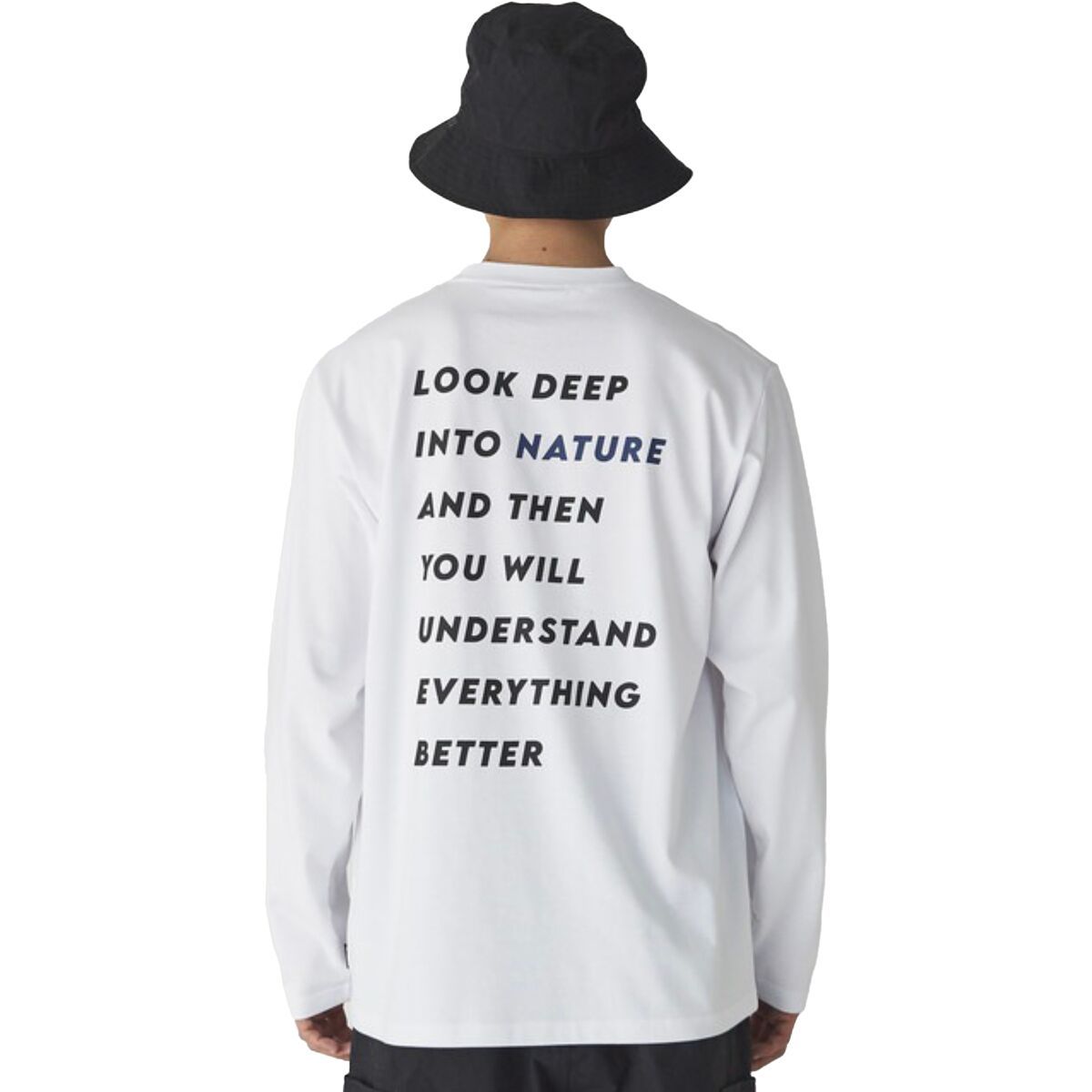 

Длинный рукав футболка Think twice Snow Peak, белый