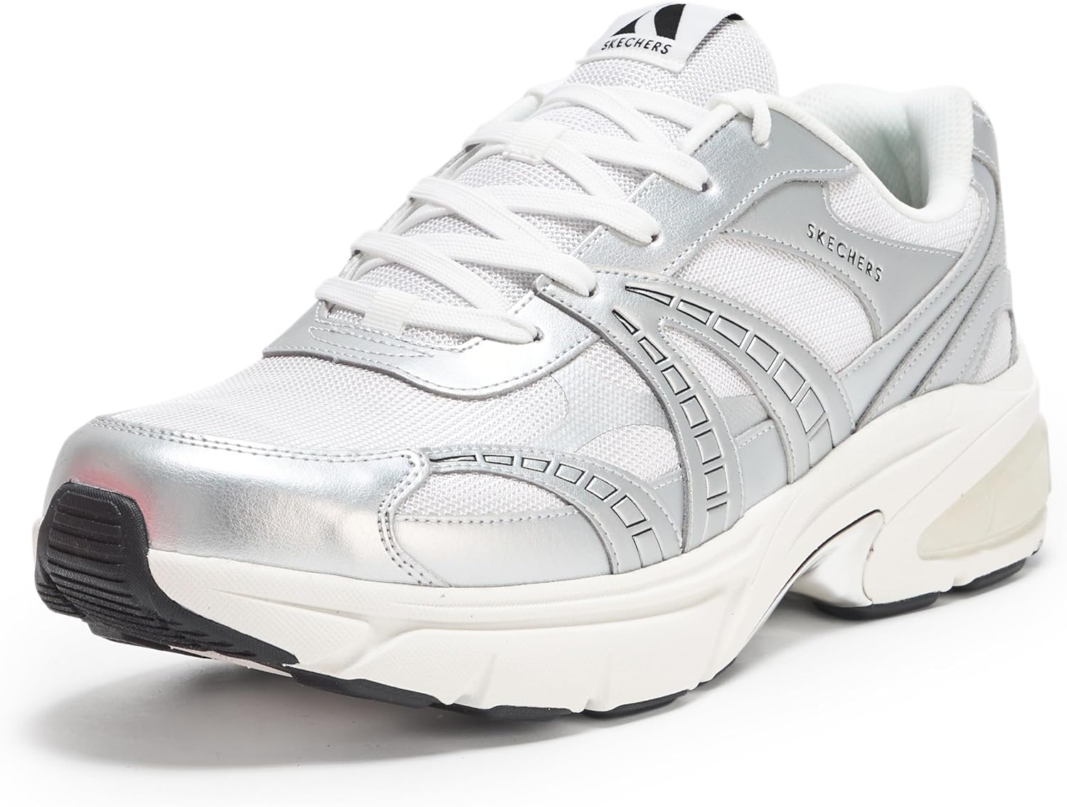 Мужские кроссовки Skechers Shadow - Stellar 90, серебро