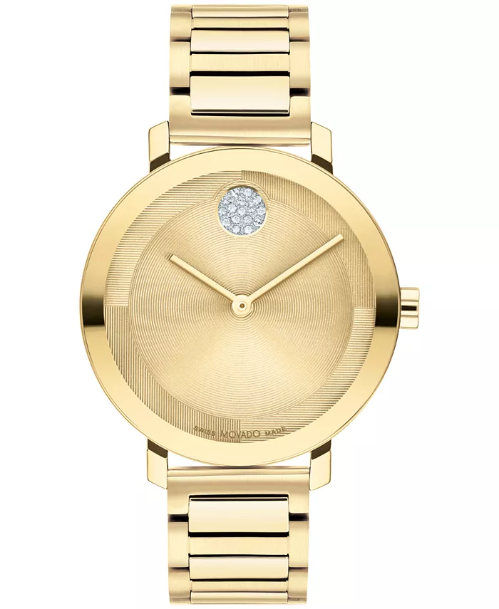 

Женские часы Bold Evolution 2.0 Swiss Quartz Ionic Plated Light Gold-Tone 2 Steel, 34 мм Movado